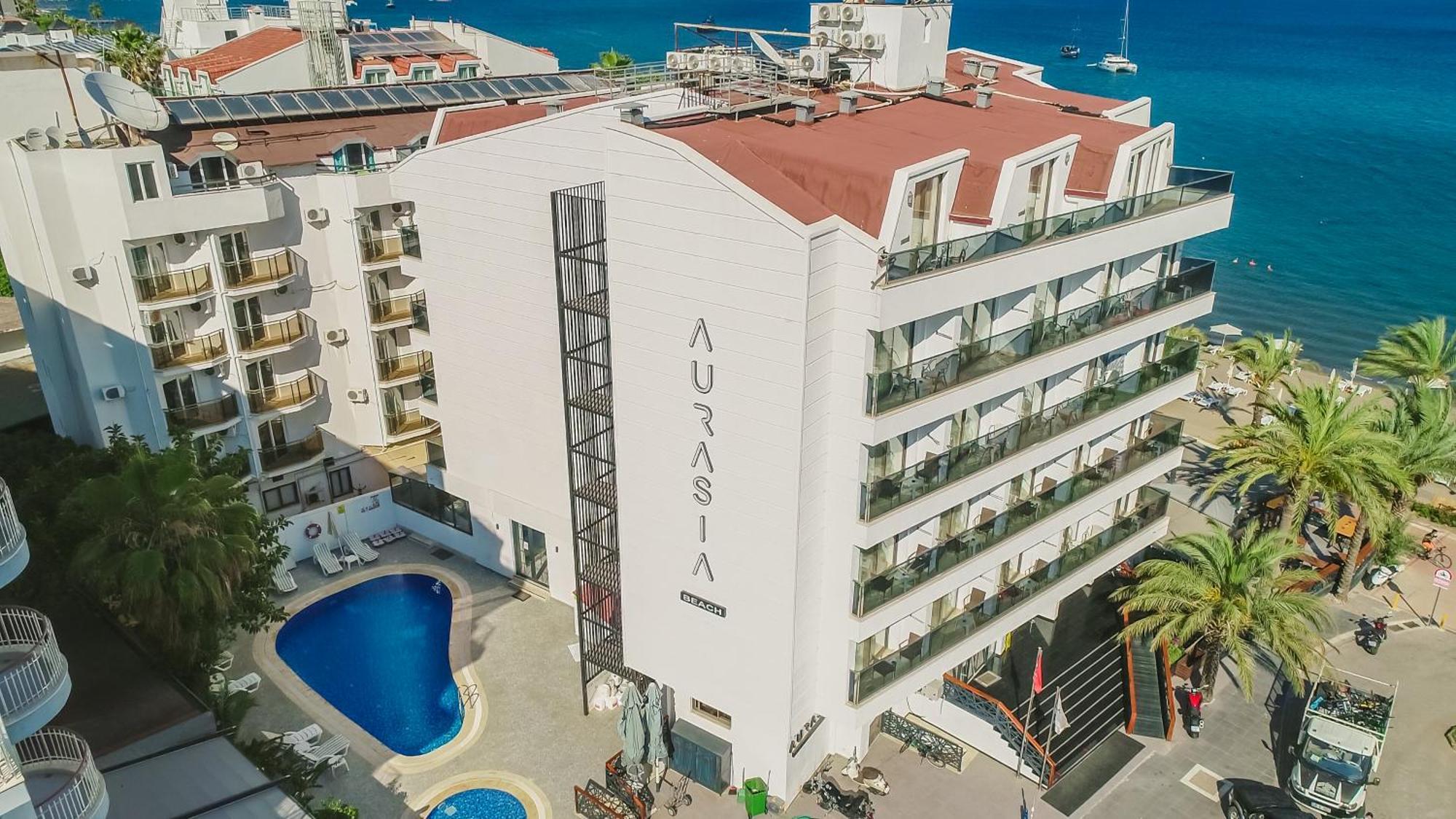 Aurasia Beach Hotel 말마리스 외부 사진